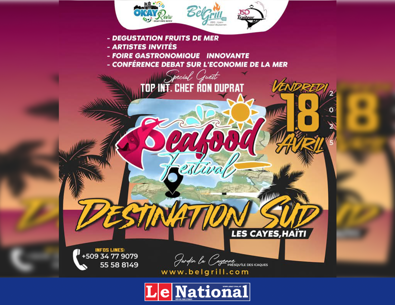 Vendredi Saint aux Cayes: un festival autour de la culture et des fruits de mer